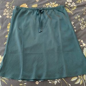 Madewell silk skirt